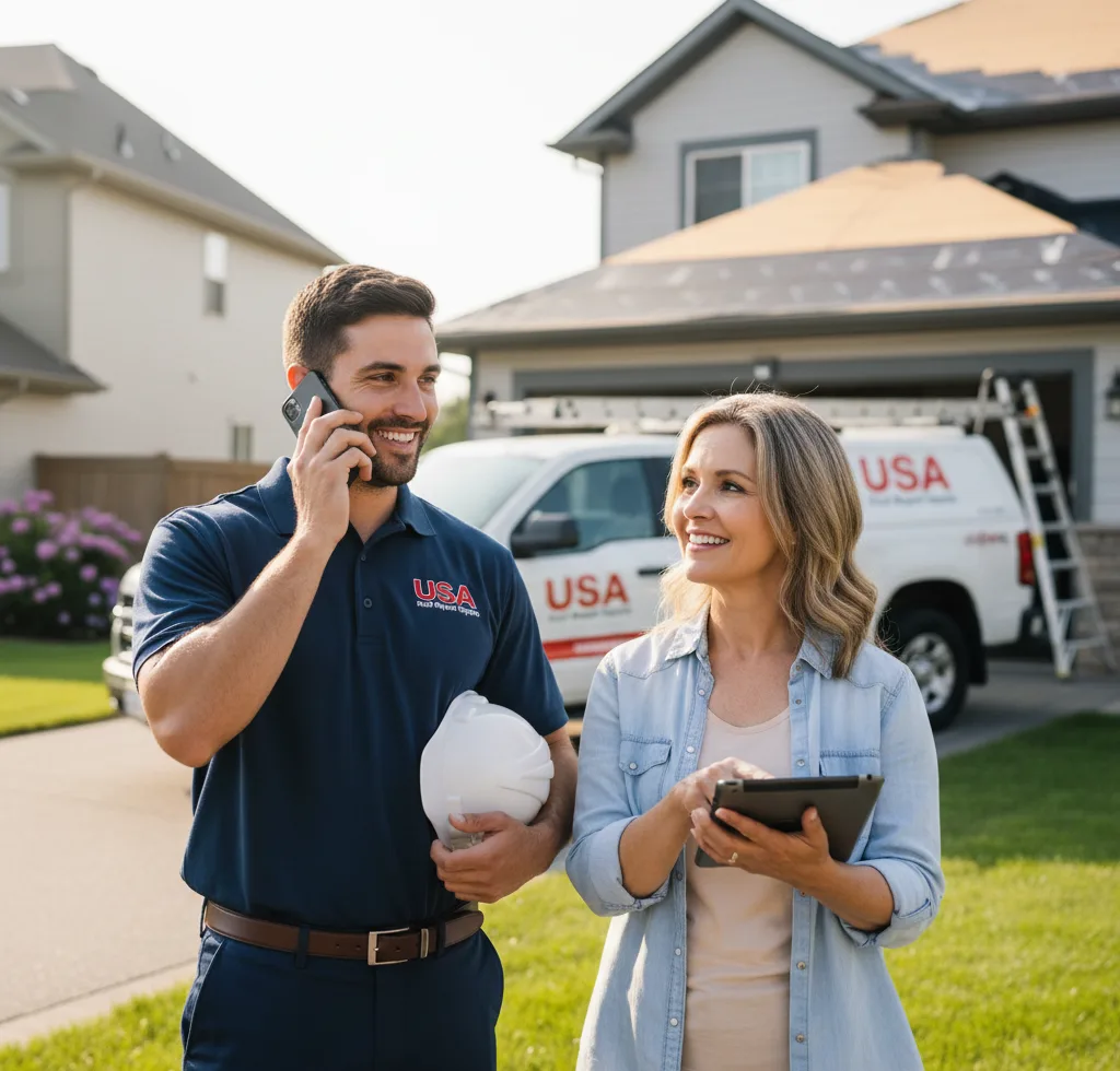 USA Roof Repair Experts customer support in Blue Ash